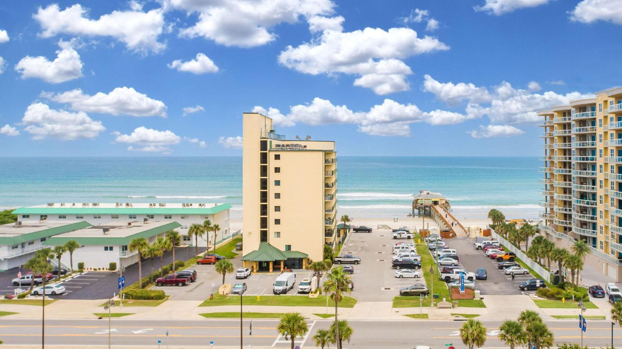 Ocean Views From Your Private Balcony! Sunglow Resort 606 By Brightwild デイトナ・ビーチ・ショアーズ エクステリア 写真