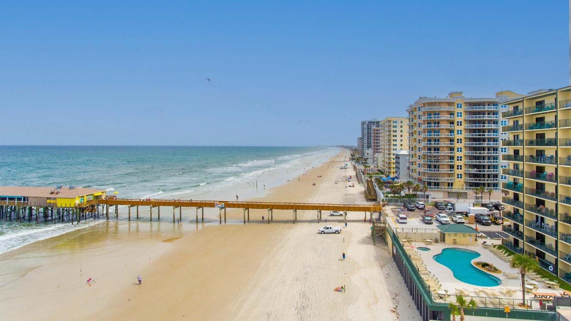 Ocean Views From Your Private Balcony! Sunglow Resort 606 By Brightwild デイトナ・ビーチ・ショアーズ エクステリア 写真