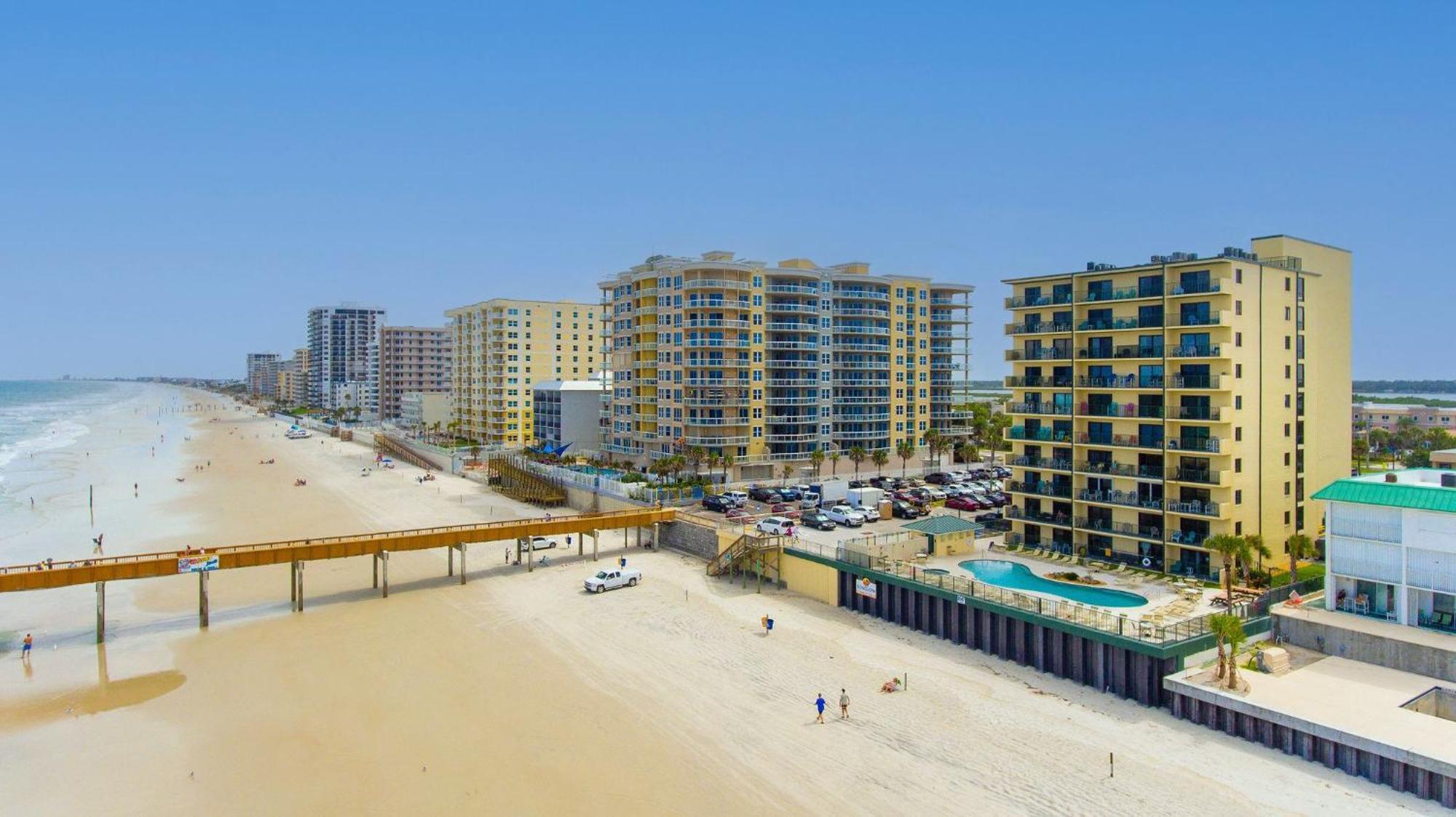 Ocean Views From Your Private Balcony! Sunglow Resort 606 By Brightwild デイトナ・ビーチ・ショアーズ エクステリア 写真